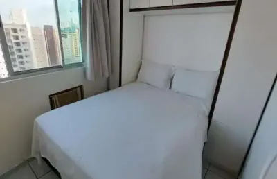 Apartamento mobiliado para locação em joão pessoa, tambaú, 1 dormitório, 1 banheiro, 1 vaga
