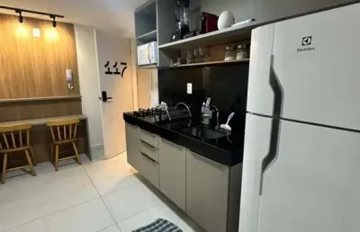 Apartamento mobiliado para venda em joão pessoa, cabo branco, 1 dormitório, 1 banheiro