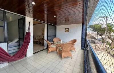 Apartamento alto padrão para venda em cabedelo, camboinha, 3 dormitórios, 2 suítes, 1 banheiro, 2 vagas