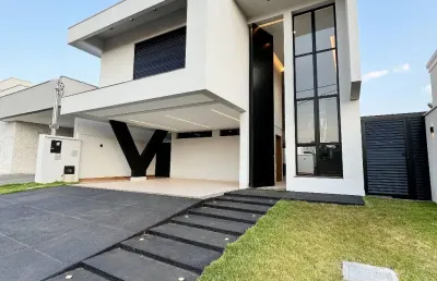 Casa em condomínio fechado com 3 quartos à venda na Avenida José Frauzino, Jardins Bolonha, Senador Canedo