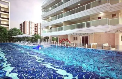 Apartamento residencial à venda, caiçara, praia grande - ap1219.