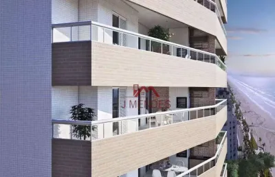 Apartamento residencial à venda, caiçara, praia grande - ap2744.