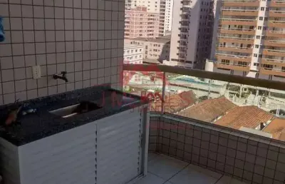 Apartamento com 2 dormitórios à venda, 86 m² por r$ 585.000,00 - tupi - praia grande/sp