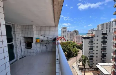Apartamento com 2 dormitórios à venda, 85 m² por r$ 550.000,00 - aviação - praia grande/sp