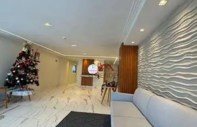 Apartamento com 2 dormitórios à venda, 61 m² por r$ 390.000,00 - caiçara - praia grande/sp