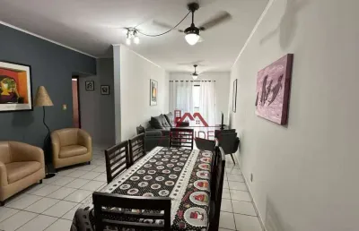 Apartamento com 2 dormitórios à venda, 94 m² por r$ 470.000,00 - guilhermina - praia grande/sp