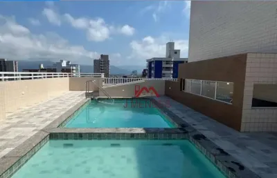 Apartamento com 1 dormitório à venda, 47 m² por r$ 390.000,00 - aviação - praia grande/sp