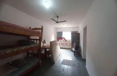 Kitnet com 1 dormitório à venda, 32 m² por r$ 165.000,00 - mirim - praia grande/sp