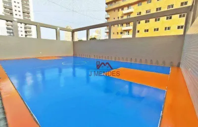 Apartamento com 1 dormitório à venda, 42 m² por r$ 320.000,00 - aviação - praia grande/sp