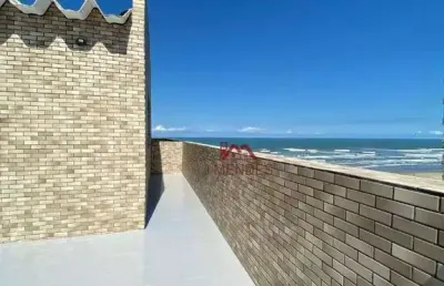 Cobertura com 2 dormitórios à venda, 155 m² por r$ 650.000,00 - aviação - praia grande/sp