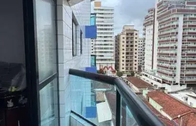 Apartamento com 1 dormitório à venda, 46 m² por r$ 310.000 - vila assunção - praia grande/sp
