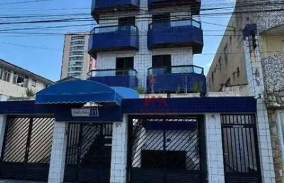 Apartamento com 1 dormitório à venda, 32 m² por r$ 240.000 - canto do forte - praia grande/sp