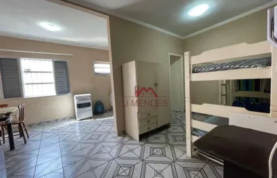 Kitnet com 1 dormitório à venda, 31 m² por r$ 160.000,00 - mirim - praia grande/sp