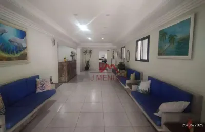 Apartamento com 1 dormitório para alugar, 48 m² por r$ 1.900,00/mês - aviação - praia grande/sp
