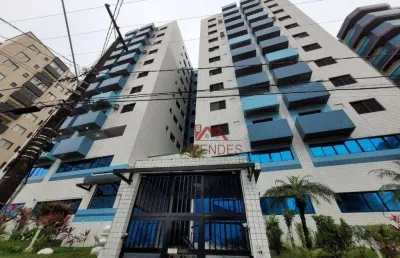 Apartamento com 1 dormitório à venda, 53 m² por r$ 275.000,00 - aviação - praia grande/sp
