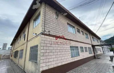 Kitnet com 1 dormitório à venda, 33 m² por r$ 180.000,00 - canto do forte - praia grande/sp
