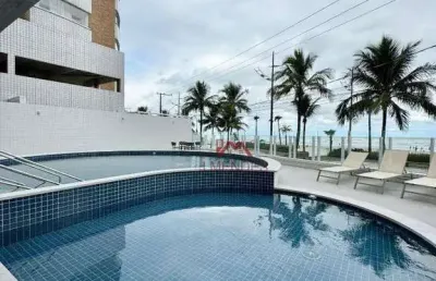 Apartamento com 1 dormitório à venda, 53 m² por r$ 438.200,00 - jardim imperador - praia grande/sp