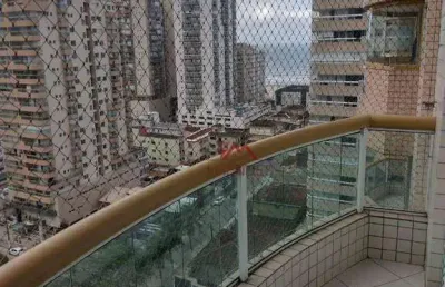 Apartamento com 1 dormitório à venda, 54 m² por r$ 370.000 - tupi - praia grande/sp