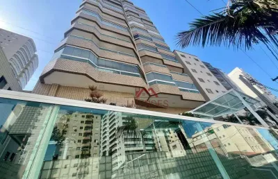 Apartamento com 1 dormitório à venda, 54 m² por r$ 299.000 - aviação - praia grande/sp