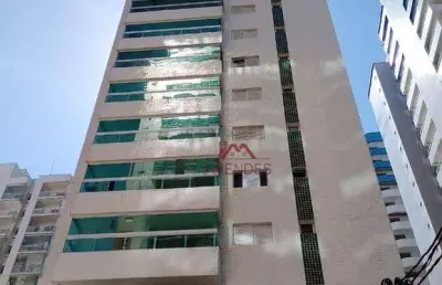 Apartamento com 2 dormitórios para alugar, 63 m² por r$ 3.600,00/mês - ocian - praia grande/sp