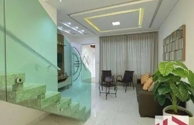 Sobrado com 2 dormitórios à venda, 120 m² por r$ 699.100,00 - vilamar - praia grande/sp