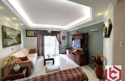 Apartamento à venda, 150 m² por r$ 1.080.000,00 - embaré - santos/sp