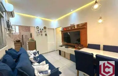 Apartamento à venda, 68 m² por r$ 460.000,00 - embaré - santos/sp