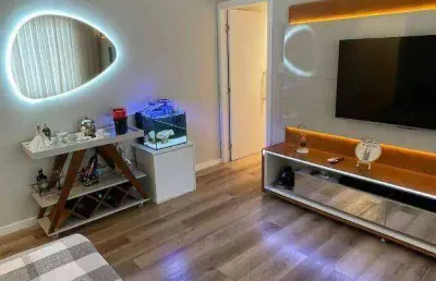 Apartamento com 2 dormitórios à venda, 90 m² por r$ 535.000,00 - ponta da praia - santos/sp