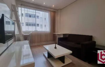 Apartamento à venda, 44 m² por r$ 360.000,00 - gonzaga - santos/sp