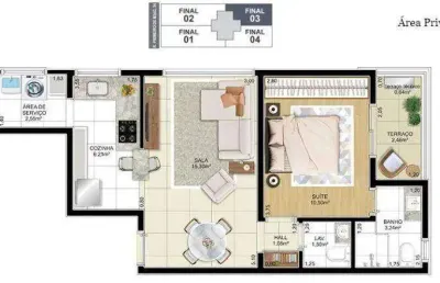 Apartamento à venda, 53 m² por r$ 649.000,00 - aparecida - santos/sp