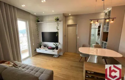 Apartamento com 1 dormitório à venda, 43 m² por r$ 638.000,00 - campo grande - santos/sp