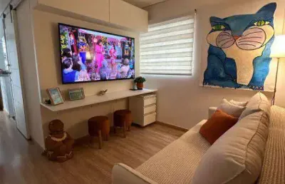 Apartamento com 1 dormitório à venda, 47 m² por r$ 395.000,00 - ponta da praia - santos/sp