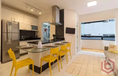 Apartamento com 1 dormitório à venda, 55 m² por r$ 555.000,00 - pompéia - santos/sp