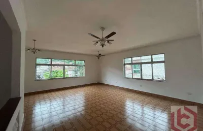 Casa com 3 dormitórios para alugar, 180 m² por r$ 4.800 pacote/mês - marapé - santos/sp