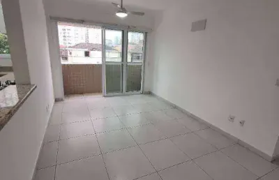 Apartamento com 2 dormitórios, sacada e vaga fixa para alugar, 115 m² por r$ 3.900 pacote/mês - aparecida - santos/sp