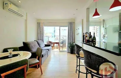 Apartamento à venda, 65 m² por r$ 817.000,00 - ponta da praia - santos/sp