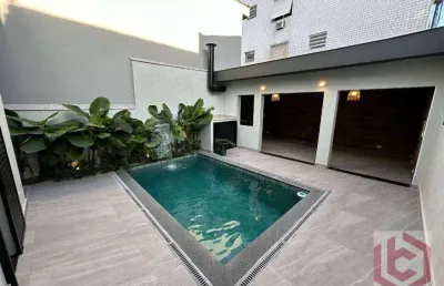 Sobrado com 3 dormitórios à venda, 200 m² por r$ 1.917.000,00 - embaré - santos/sp