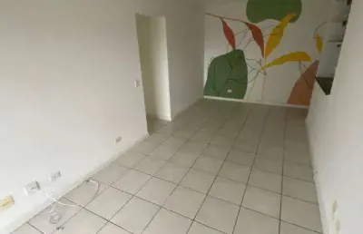 Apto com 2 dormitórios com sacada, dep. emp. e área com dep. de empregada para alugar, 90 m² por r$ 3.000 + encargos/mês - boqueirão - santos/sp