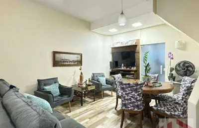 Casa com 3 dormitórios à venda, 120 m² por r$ 750.000 - campo grande - santos/sp