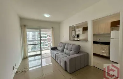 Apartamento com lazer com 1 dormitório para alugar, 57 m² por r$ 5.350 pacote/mês - gonzaga - santos/sp