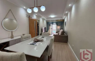Apartamento com 2 dormitórios+dependência completa de empregada à venda, 93 m² por r$ 661.000 - marapé - santos/sp