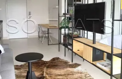 Residencial uber itaim, studio disponível para venda com 40m², 01 dormitório e 01 vaga de garagem