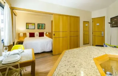 Hampton park 31m² e 1 dormitório, para locação no jardins com ótima localização.