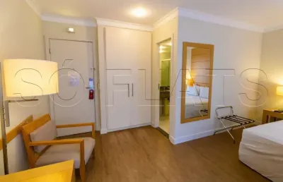 Flat nobile hotels 29m² 1 dormitório 1 vaga no jardim aeroporto para locação.
