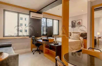 Flat na charmosa alameda lorena próximo a avenida 9 de julho, disponível para locação.