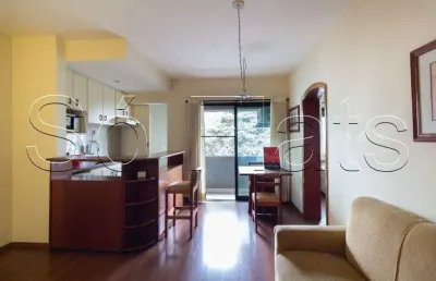 Apartamento em moema para locação 1 dormitório próximo ao parque do ibirapuera.