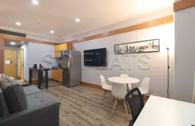 Flat nortel disponível para venda com 49,46m², 01 dorm e 01 vaga de garagem