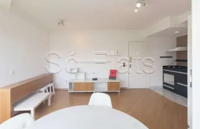 Apartamento no morumbi business disponível locação com 34m², 1 dorm e 1 vaga