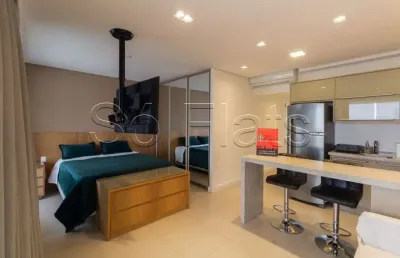 Apartamento no v house boutique em pinheiros 1 dorm e 1 vaga disponível locação