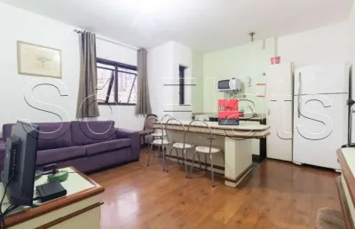 Flat no the plaza contendo 36m² e 1 dormitório disponível locação nos jardins